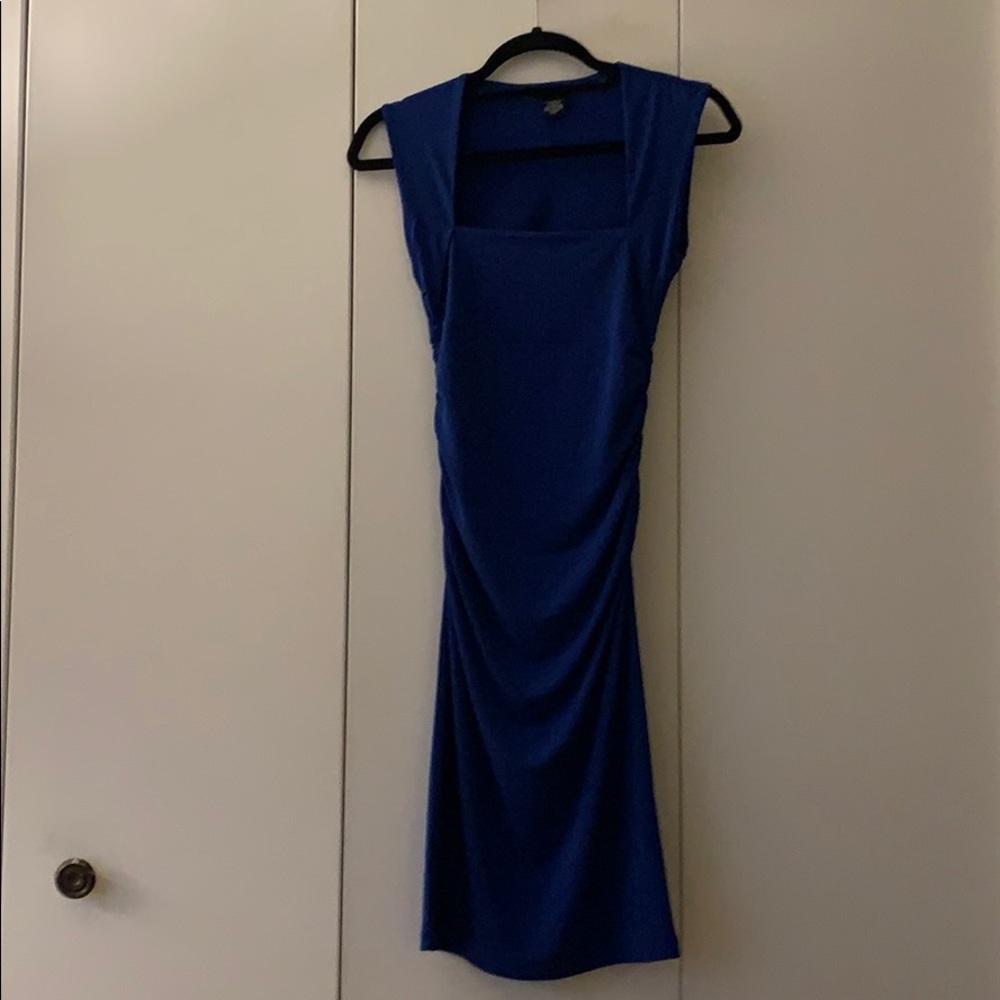 Moda International Blue Sheath Dress Size XS